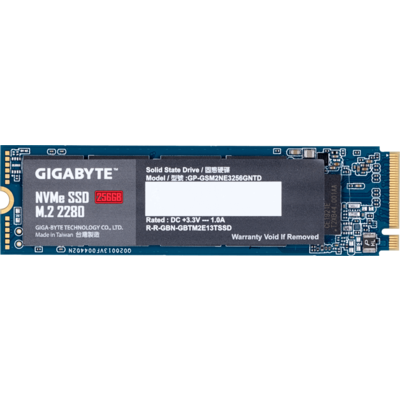 Ổ Cứng SSD Gigabyte 256GB NVMe M.2 PCIe Gen 3 x4 (GP-GSM2NE3256GNTD)