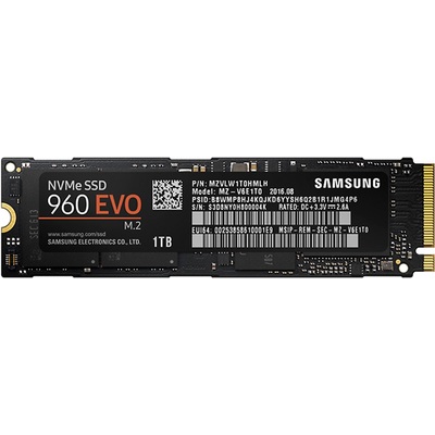 Ổ Cứng SSD SAMSUNG 960 EVO 1TB NVMe M.2 PCIe Gen 3 x4 1024MB Cache (MZ-V6E1T0BW)