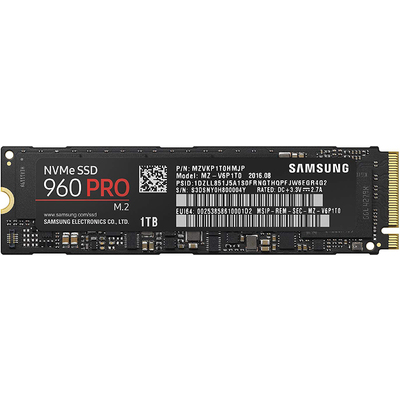 Ổ Cứng SSD SAMSUNG 960 PRO 1TB NVMe M.2 PCIe Gen 3 x4 1024MB Cache (MZ-V6P1T0BW)