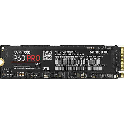 Ổ Cứng SSD SAMSUNG 960 PRO 2TB NVMe M.2 PCIe Gen 3 x4 2048MB Cache (MZ-V6P2T0BW)