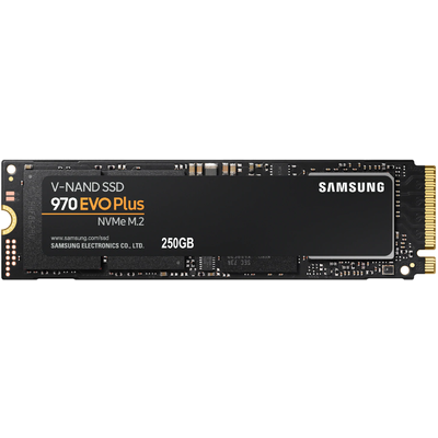 Ổ Cứng SSD SAMSUNG 970 EVO Plus 250GB NVMe M.2 PCIe Gen 3 x4 512MB Cache (MZ-V7S250BW)