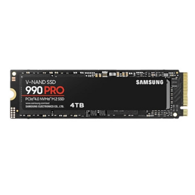 Ổ Cứng SSD SAMSUNG 990 Pro 4TB PCIe Gen 4.0 x4 NVMe V-NAND M.2 2280 (MZ-V9P4T0BW)