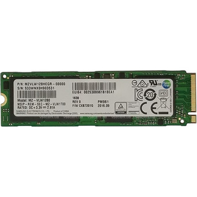 Ổ Cứng SSD SAMSUNG PM961 128GB NVMe M.2 PCIe Gen 3 x4 (MZ-VLW1280)