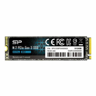 Ổ Cứng SSD Silicon Power A60 128GB M2.PCIe 3x4 (SP128GBP34A60M28)