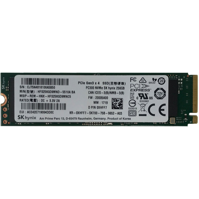 Ổ Cứng SSD SK Hynix BC501 256GB NVMe M.2 PCIe Gen 3 x4 (HFM256GDJTNG-8310A)