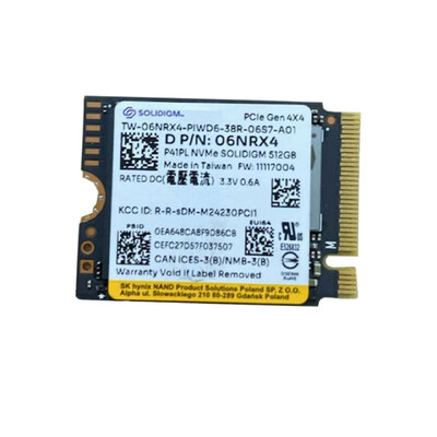 Ổ Cứng SSD Solidigm  512GB PCIe Gen 4x4 NVMe (06NRX4)