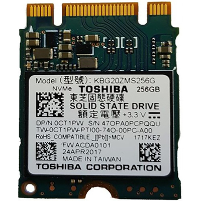 Ổ Cứng SSD Toshiba 256GB NVMe M.2 PCIe Gen 3 x2 2230 (KBG20ZMS256G)