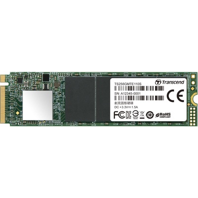 Ổ Cứng SSD Transcend 110S 256GB NVMe M.2 PCIe Gen 3 x4 (TS256GMTE110S)