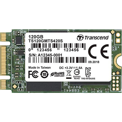 Ổ Cứng SSD Transcend 420S 120GB SATA mSATA (TS120GMTS420S)