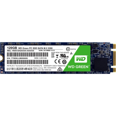 Ổ Cứng SSD Western Digital Green 120GB SATA M.2 2280 (WDS120G1G0B)