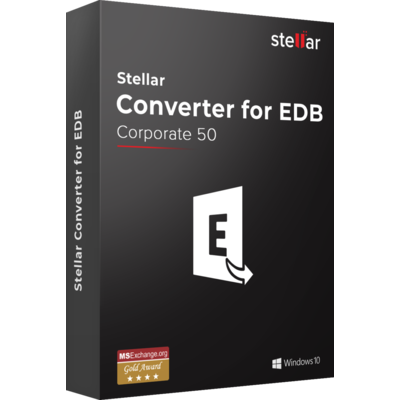 Phần Mềm Ứng Dụng Stellar Converter For EDB Corporate (Upto 50 Mailboxes - 1 Year - Single System)