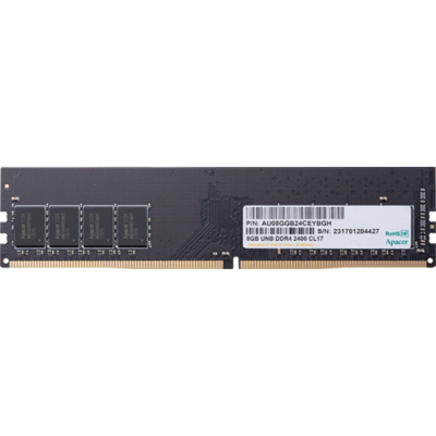 Ram Desktop Apacer 8GB DDR4 Bus 2400MHz CL17 Non-ECC 1.20V (EL.08G2T.GFH)