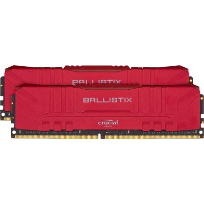 Ram Desktop Crucial Ballistix Red 16GB (2x8GB) DDR4 2666MHz (BL2K8G26C16U4R)