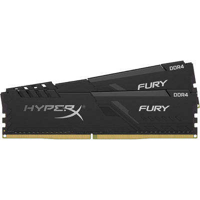 Ram Desktop Kingston HyperX Fury Black 16GB (2x8GB) DDR4 2666MHz (HX426C16FB3K2/16)