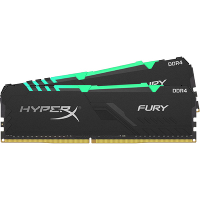 Ram Desktop Kingston HyperX Fury RGB 32GB (2x16GB) DDR4 3200MHz (HX432C16FB3AK2/32)