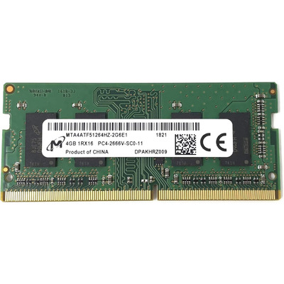 Ram Laptop Micron 4GB (1x4GB) DDR4 2666MHz (PC4-2666V-SC0-11)