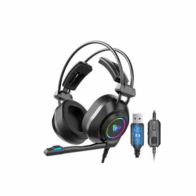 Tai Nghe Có Dây Micropack  Wired RGB Gaming Headset 7.1 Surround-Black (GH-03-BK)
