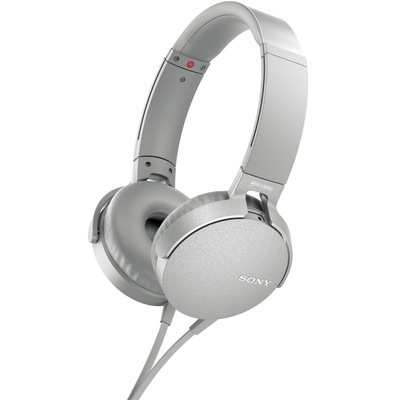 Tai Nghe Có Dây Sony On-Ear Extra Bass (MDR-XB550AP/W)
