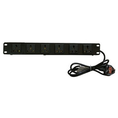 Thanh Nguồn PDU EKORACK 6 Universal Outlets 16A - Phích Cắm Shuko (ESPW6UNV16)