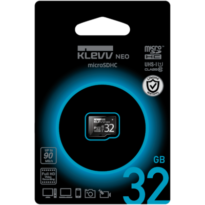 Thẻ Nhớ Essencore Klevv Neo 32GB microSDHC Class 10 UHS-I U1 (U032GUC1U18-D)