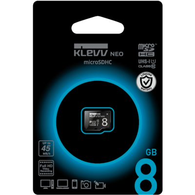 Thẻ Nhớ Essencore Klevv Neo 8GB microSDHC Class 10 UHS-I U1 (U008GUC1U18-D)