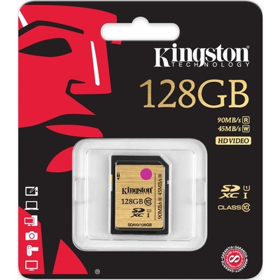 Thẻ Nhớ Kingston 128GB SDXC UHS-I Class 10 (SDA10/128GB)