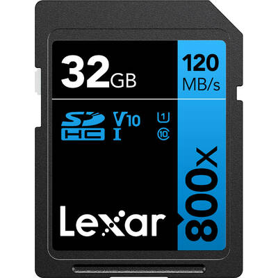 Thẻ Nhớ Lexar 800x 32GB SDHC UHS-I Class 10 (LSD0800032G-BNNNG)