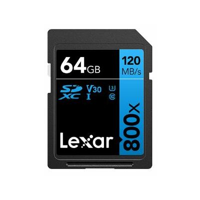 Thẻ Nhớ Lexar 800x 64GB SDHC UHS-I Class 10 (LSD0800064G-BNNNG)