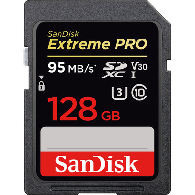 Thẻ Nhớ Sandisk Extreme Pro 128GB SDXC UHS-I V30 U3 Class 10 (SDSDXXG-128G-GN4IN)