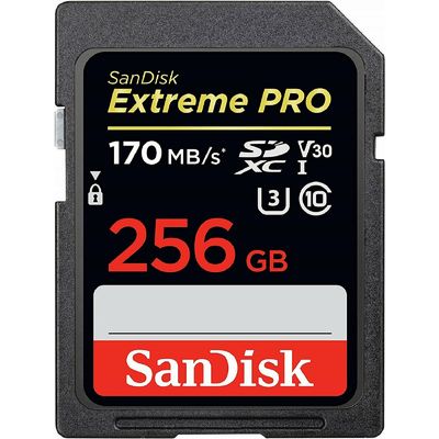 Thẻ Nhớ Sandisk Extreme Pro 256GB SDXC UHS-I V30 U3 Class 10 (SDSDXXG-256G-GN4IN)