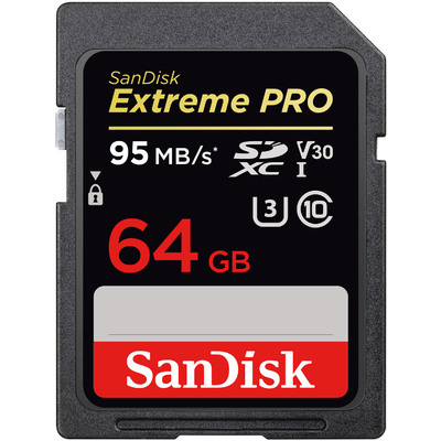Thẻ Nhớ Sandisk Extreme Pro 64GB SDXC UHS-I V30 U3 Class 10 (SDSDXXG-064G-GN4IN)