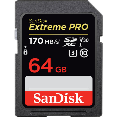 Thẻ Nhớ Sandisk Extreme Pro 64GB SDXC UHS-I V30 U3 Class 10 (SDSDXXY-064G-GN4IN)