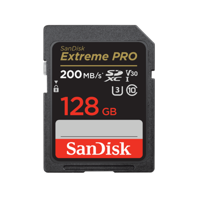 Thẻ Nhớ Sandisk Extreme Pro U3 V30 128GB 200MB/s (SDSDXXD-128G-GN4IN)