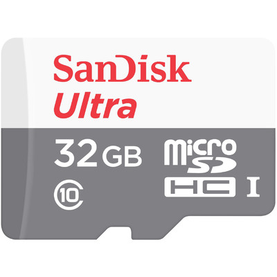 Thẻ Nhớ Sandisk Ultra 32GB microSDHC UHS-I Class 10 (SDSQUNS-032G-GN3MN)