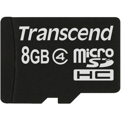 Thẻ Nhớ Transcend 8GB microSDHC Class 4 (TS8GUSDC4)