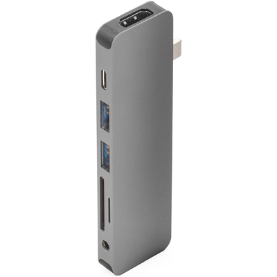 Thiết Bị Chuyển Đổi HyperDrive USB-C SOLO 7-in-1 (GN21D-GRAY)