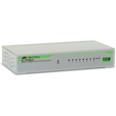Thiết Bị Chuyển Mạch Allied Telesis Unmanaged 8-Port Fast Ethernet (AT-FS708LE)