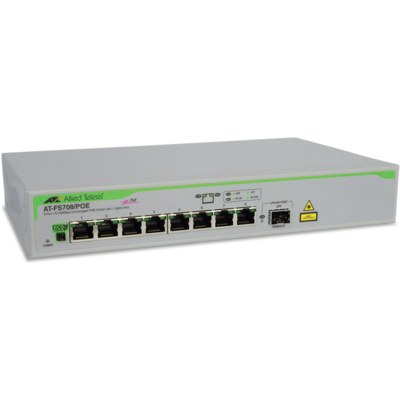 Thiết Bị Chuyển Mạch Allied Telesis Unmanaged 8-Port Fast Ethernet (AT-FS708LE/POE)