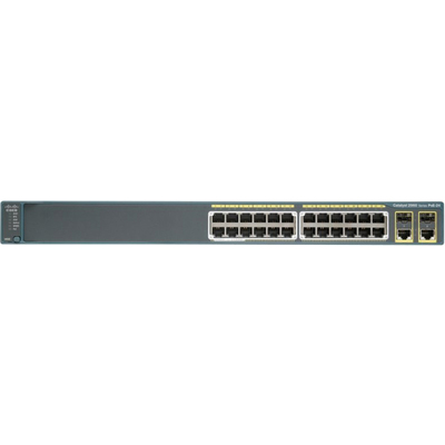 Thiết Bị Chuyển Mạch Cisco Catalyst 2960 Plus 24-Port 10/100 + 2T/SFP LAN Base Switch (WS-C2960-24TC-L)