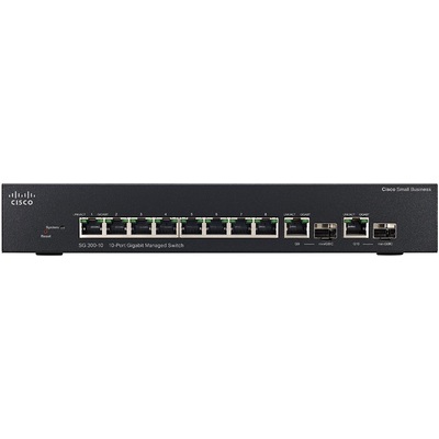 Thiết Bị Chuyển Mạch Cisco Managed SG300-10 10-Port Gigabit (SRW2008-K9-G5)