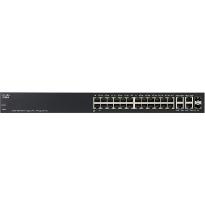 Thiết Bị Chuyển Mạch Cisco Managed SG300-28PP 28-Port Gigabit PoE+ (SG300-28PP-K9-EU)