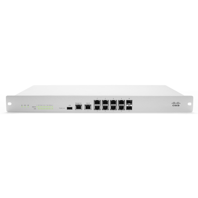 Thiết Bị Chuyển Mạch Cisco Meraki MX100 8-Port Gigabit 1U (MX100-HW)