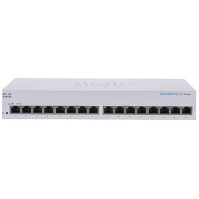 Thiết Bị Chuyển Mạch Cisco SB CBS110 Unmanaged 16-port GE (CBS110-16T-EU)