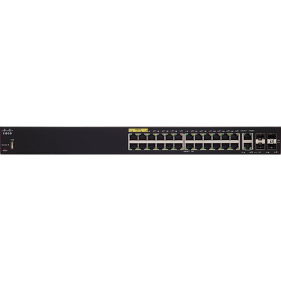 Thiết Bị Chuyển Mạch Cisco SF350-24 24-Port 10/100 Managed Switch (SF350-24-K9-EU)