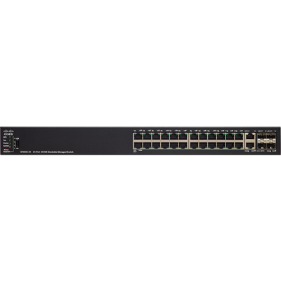 Thiết Bị Chuyển Mạch Cisco SF550X-24 24-Port 10/100 Stackable Managed Switch (SF550X-24-K9-EU)