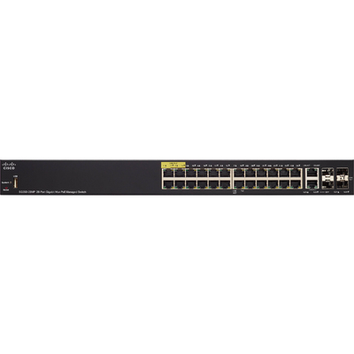 Thiết Bị Chuyển Mạch Cisco SG350-28MP 28-Port Gigabit PoE Managed Switch (SG350-28MP-K9-EU)