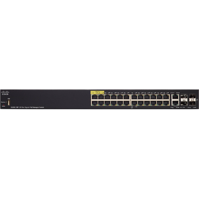Thiết Bị Chuyển Mạch Cisco SG350-28P 28-Port Gigabit PoE Managed Switch (SG350-28P-K9-EU)