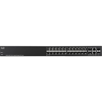 Thiết Bị Chuyển Mạch Cisco SG350-28SFP 28-Port Gigabit Managed SFP Switch (SG350-28SFP-K9-EU)