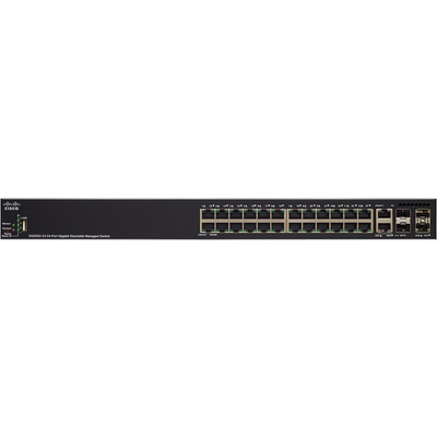 Thiết Bị Chuyển Mạch Cisco SG350X-24 24-Port Gigabit Stackable Switch (SG350X-24-K9-EU)