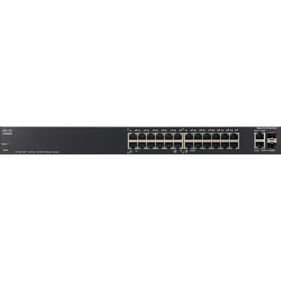 Thiết Bị Chuyển Mạch Cisco Smart SF200-24P 24-Port 10/100Mbps PoE (SLM224PT-EU)